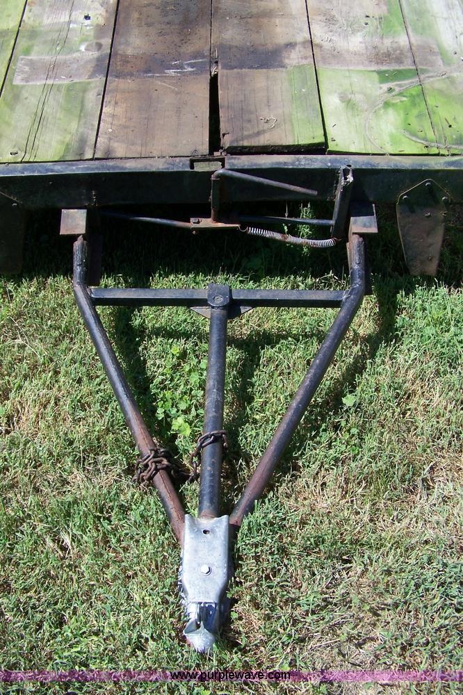 image for item C9394 Shop built two wheel trailer