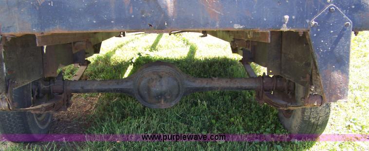 image for item C9394 Shop built two wheel trailer