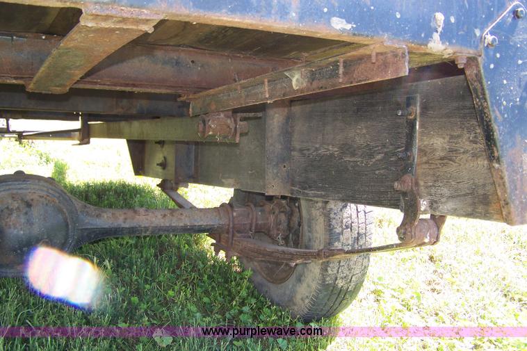 image for item C9394 Shop built two wheel trailer