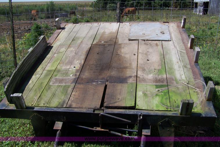 image for item C9394 Shop built two wheel trailer