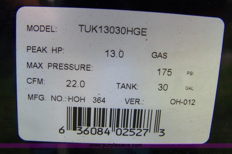 image for item C9396 Puma air compressor