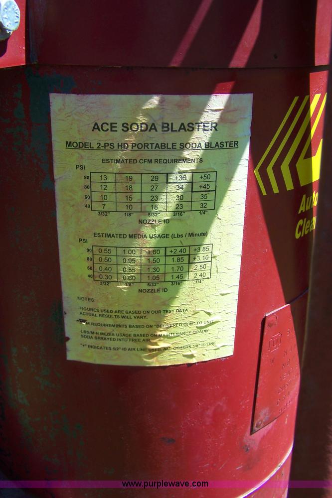 image for item C9397 ACE 2-PS portable dry soda blaster