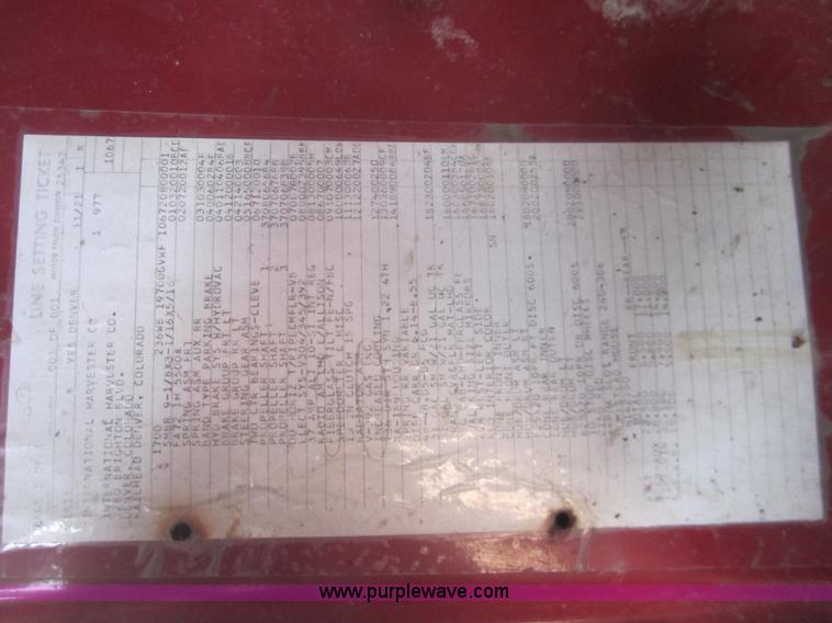 image for item C9787 1973 International LoadStar 700 rollback truck