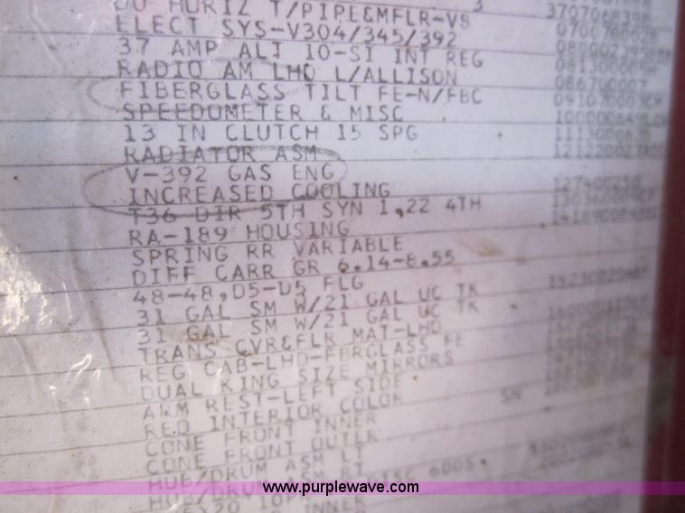 image for item C9787 1973 International LoadStar 700 rollback truck