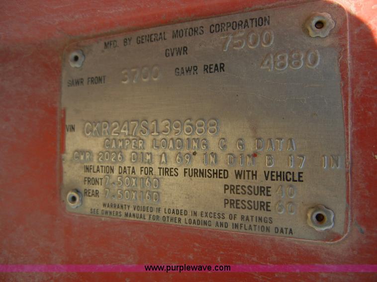 image for item D9920 1977 Chevrolet C20 Custom Deluxe pickup truck