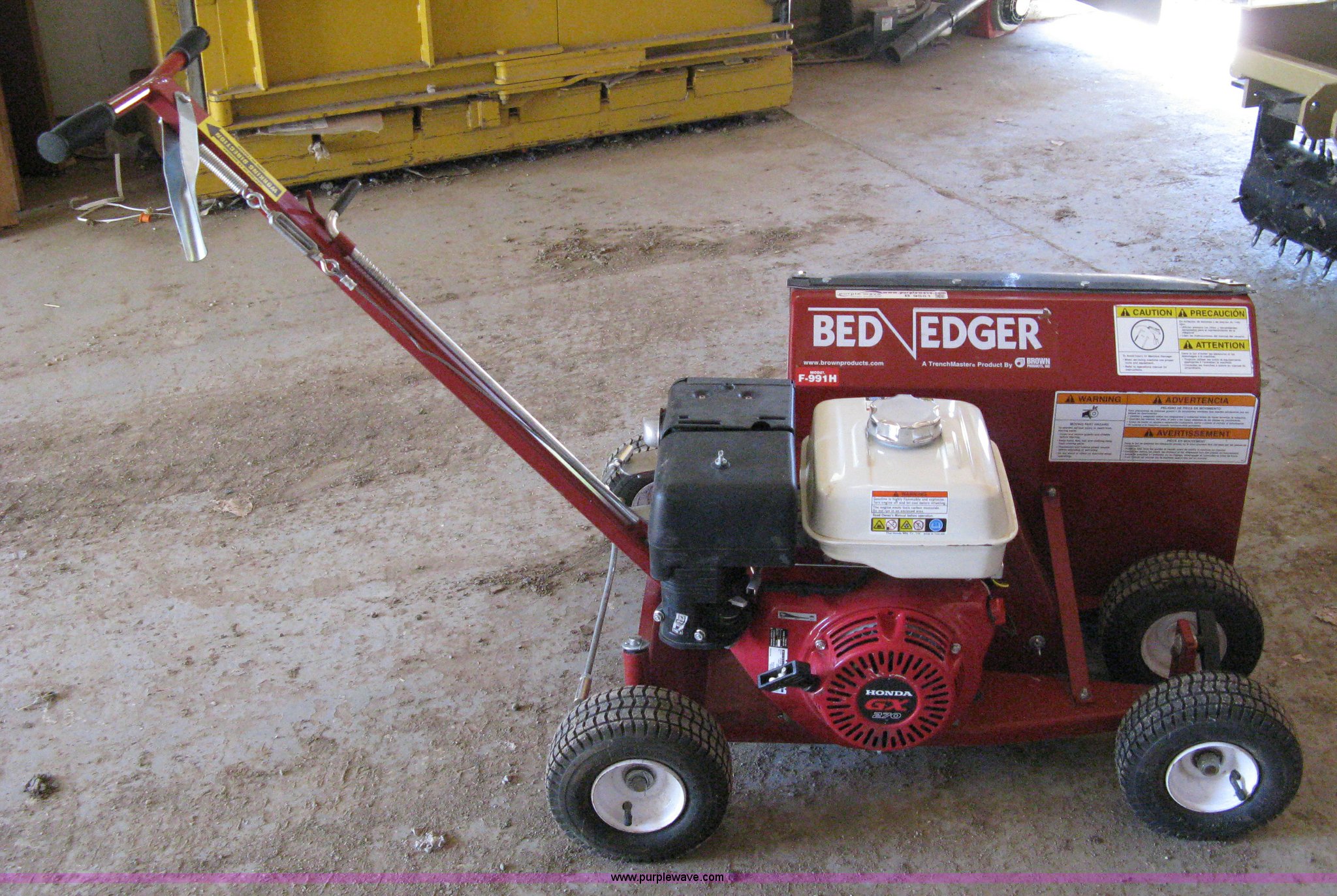 Brown F991H bed edger in Maize, KS Item B9551 sold Purple Wave