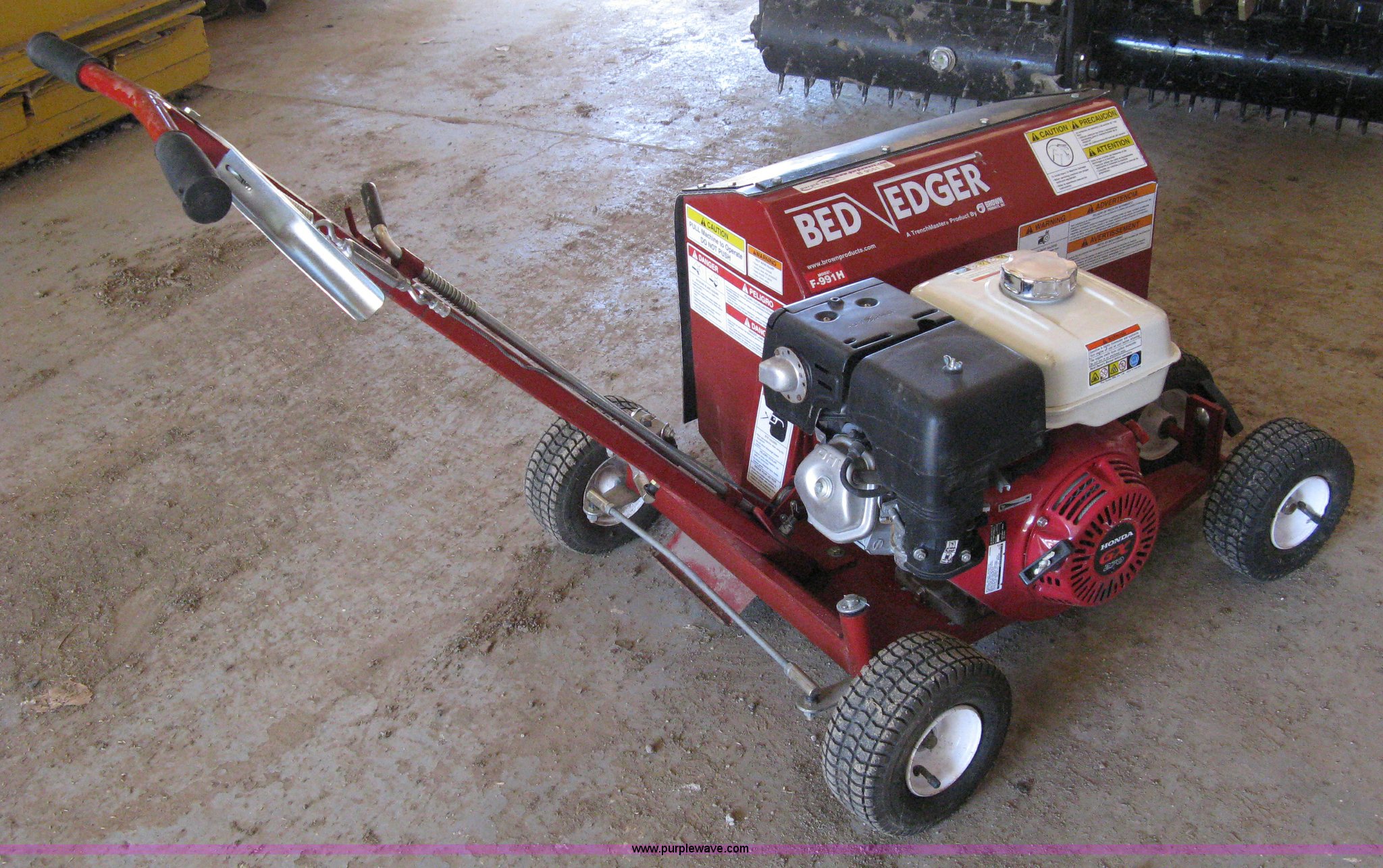 Brown F991H bed edger in Maize, KS Item B9551 sold Purple Wave