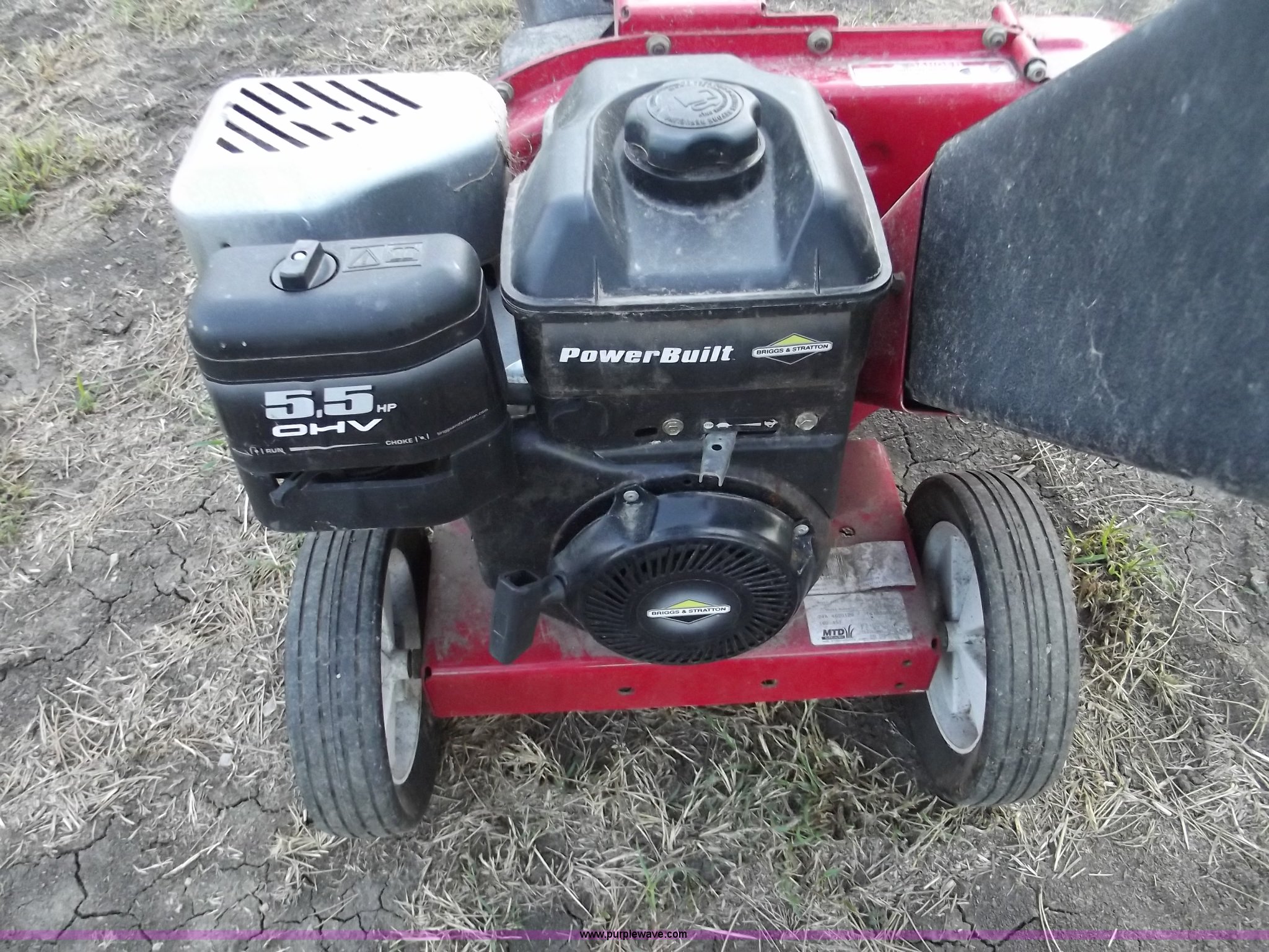 Yard Machine 5.5 HP limb chipper in Roca, NE Item G9305 sold Purple