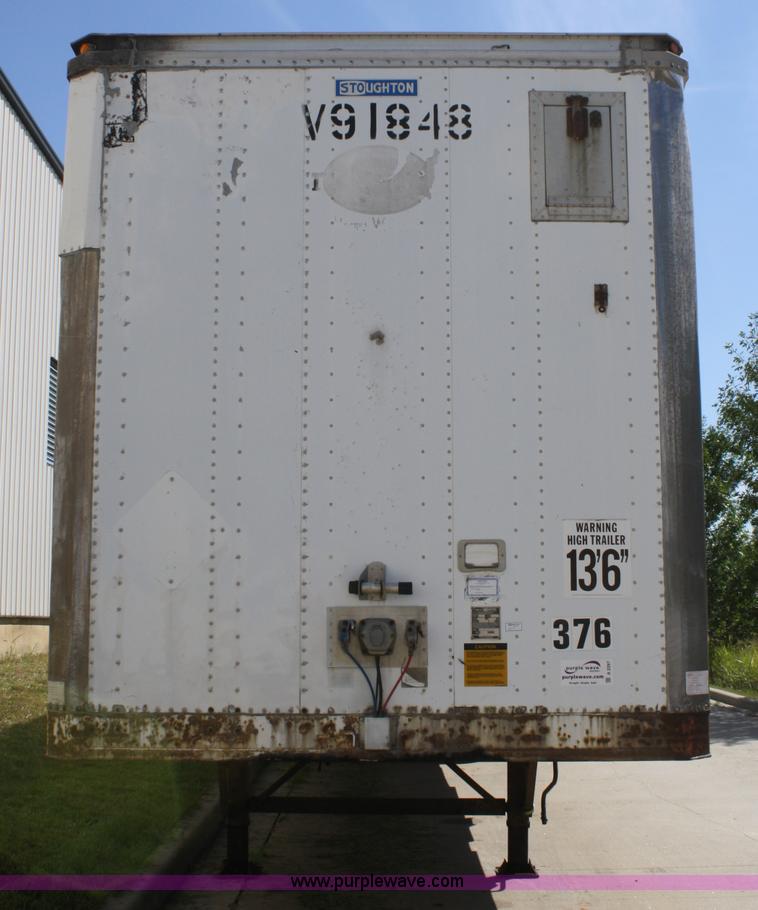 image for item A2297 1995 Stoughton 48' dry van trailer