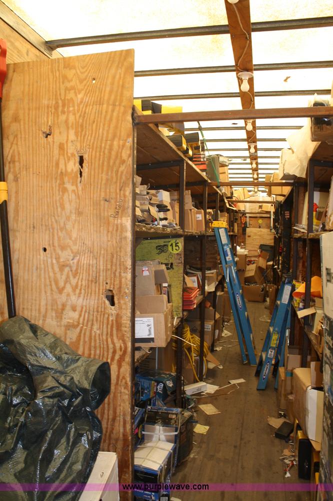 image for item A2300 1995 Stoughton 48' dry van trailer with interior shelving and lighting