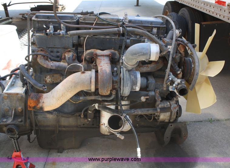 image for item A9001 Cummins N-14 350 diesel engine with 10 speed transmission
