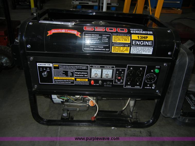 image for item C9031 Cummins 6,500 watt portable generator
