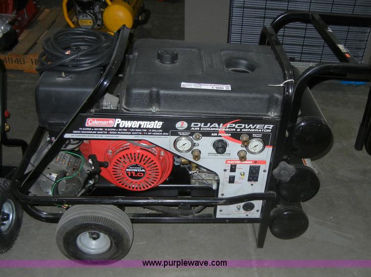 image for item C9066 Coleman Powermate dual power air compressor/generator