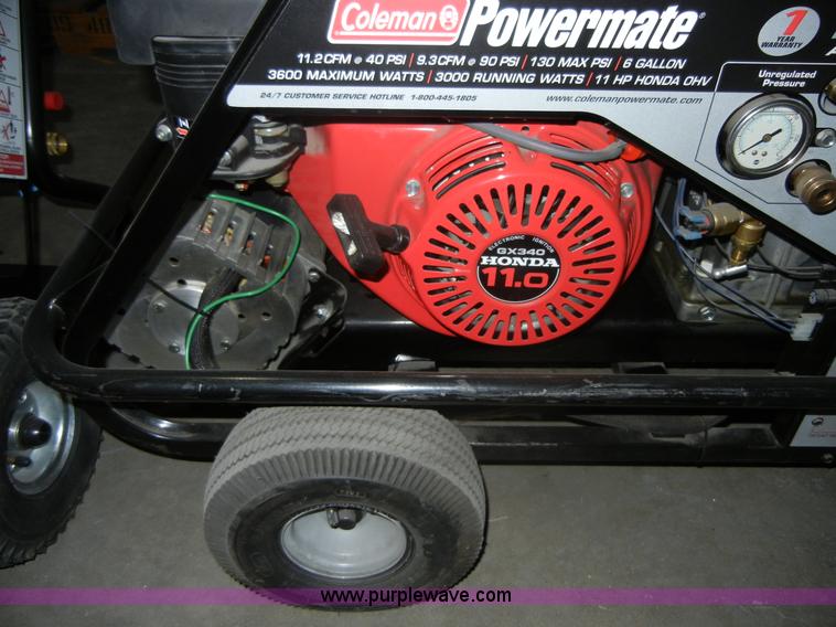 image for item C9066 Coleman Powermate dual power air compressor/generator