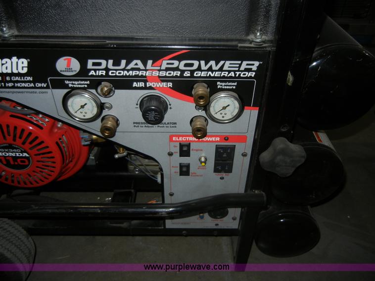 image for item C9066 Coleman Powermate dual power air compressor/generator
