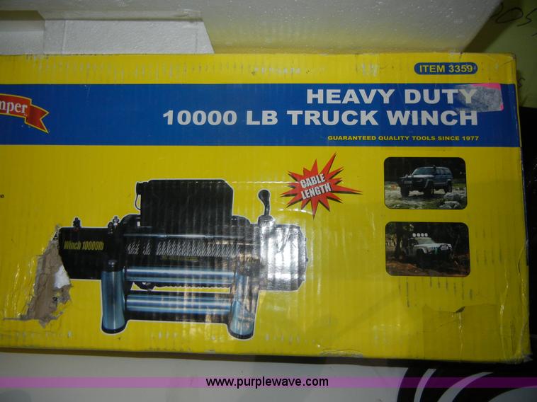 image for item C9104 Cummins 12 volt heavy duty 10,000 lb winch