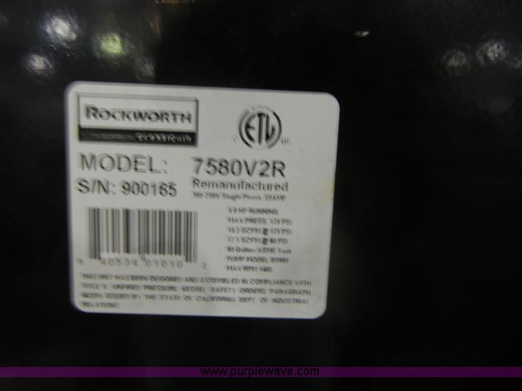 image for item C9133 Rockworth 80 gallon air compressor