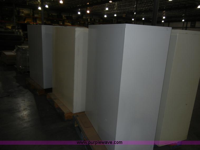 image for item C9197 (6) metal filing cabinets