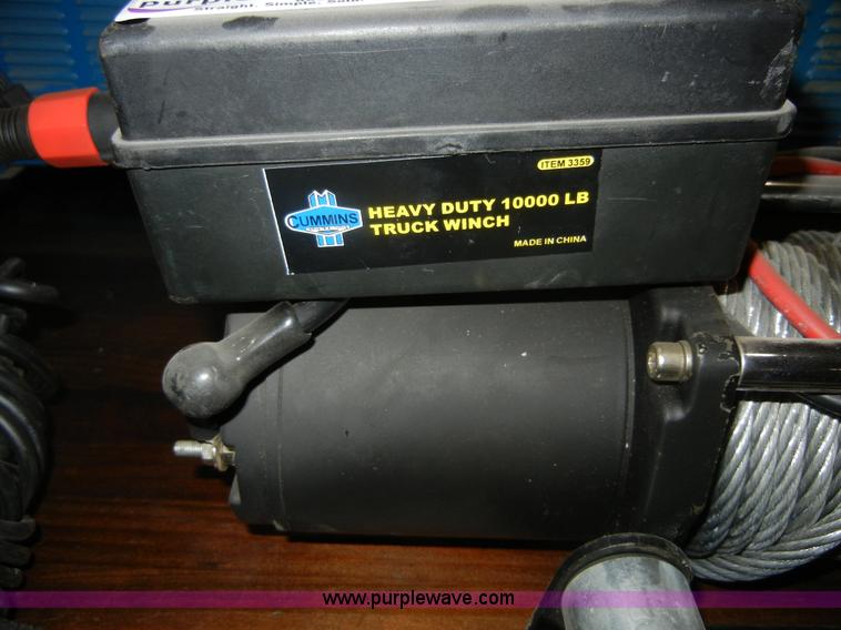 image for item D9976 Cummins 12 volt heavy duty 10,000 lb winch