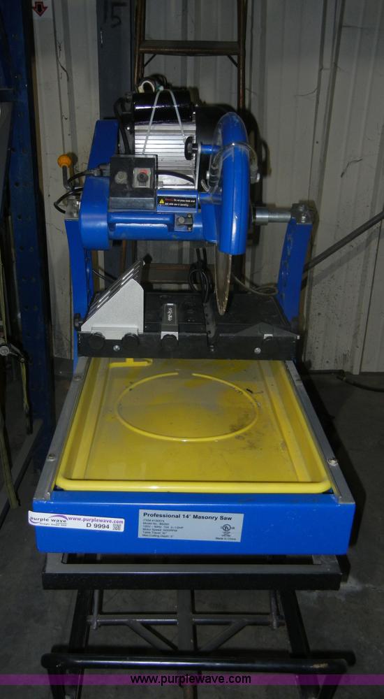 image for item D9994 Pro BS355 14" masonry saw with stand