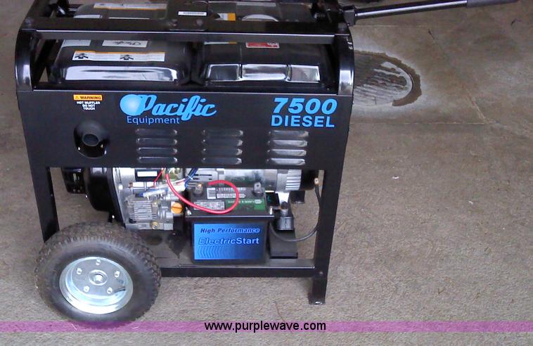 image for item A1321 Pacific 6,800 watt diesel generator