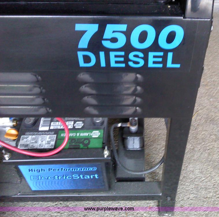 image for item A1321 Pacific 6,800 watt diesel generator