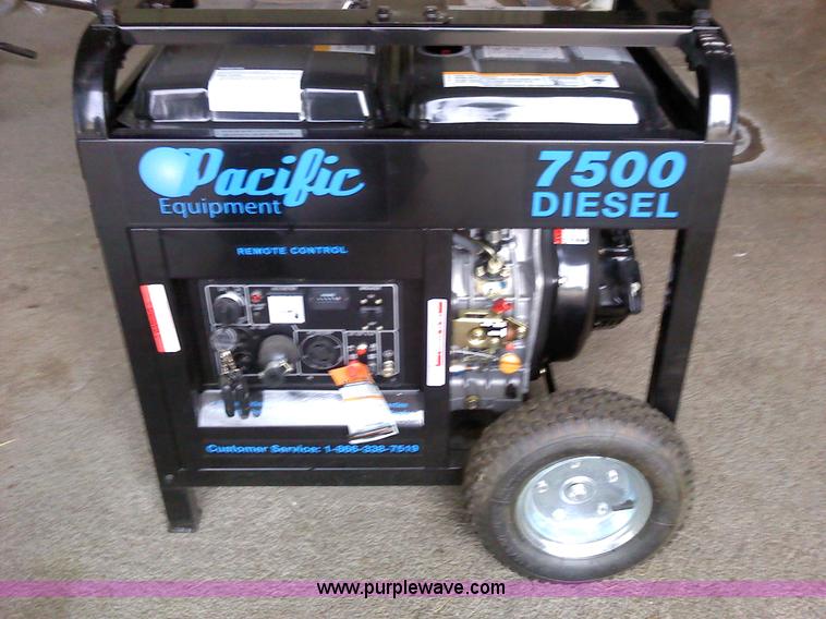 image for item A1321 Pacific 6,800 watt diesel generator