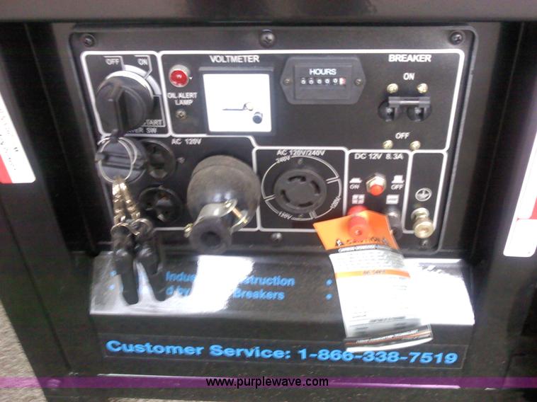 image for item A1321 Pacific 6,800 watt diesel generator