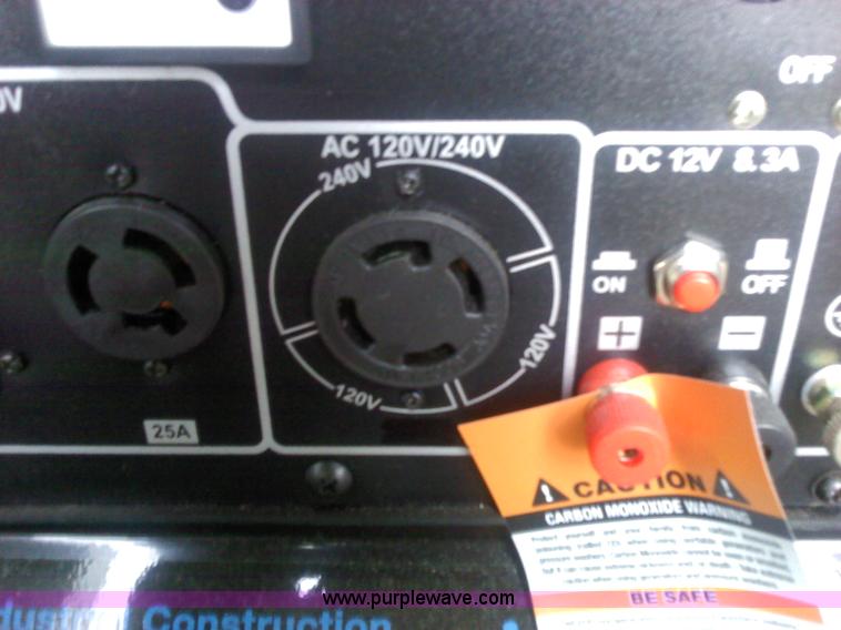 image for item A1321 Pacific 6,800 watt diesel generator