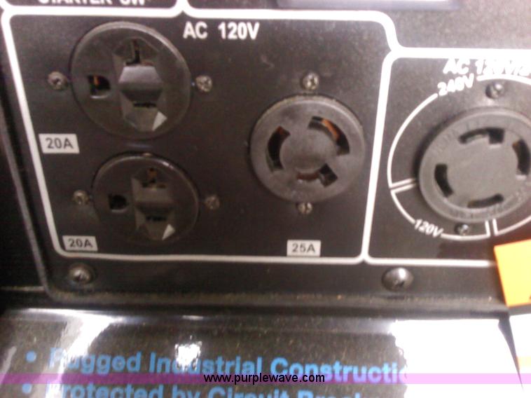 image for item A1321 Pacific 6,800 watt diesel generator