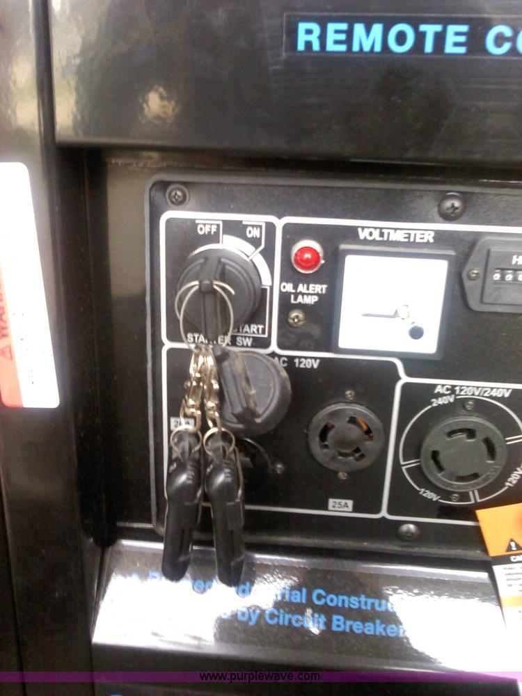 image for item A1321 Pacific 6,800 watt diesel generator