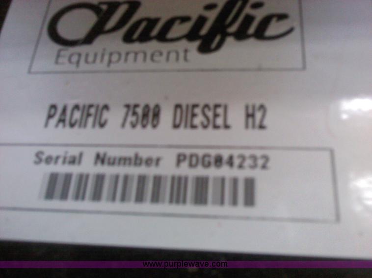 image for item A1321 Pacific 6,800 watt diesel generator