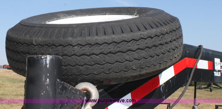 image for item A2816 2000 Rollins tandem axle goose neck trailer