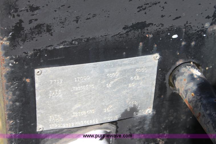 image for item A2816 2000 Rollins tandem axle goose neck trailer