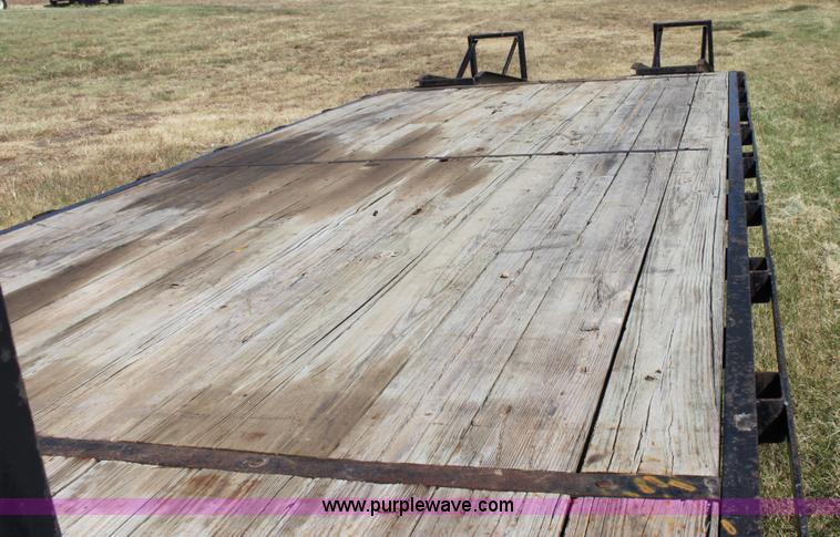 image for item A2816 2000 Rollins tandem axle goose neck trailer