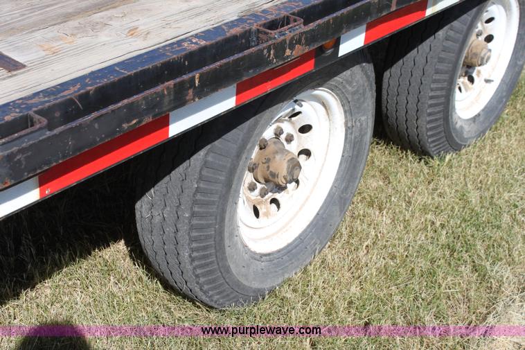 image for item A2816 2000 Rollins tandem axle goose neck trailer