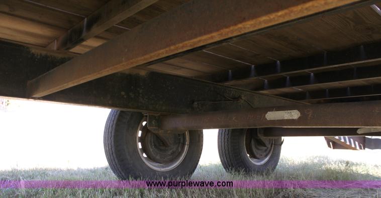 image for item A2816 2000 Rollins tandem axle goose neck trailer