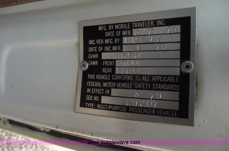 image for item A4030 1979 Chevrolet 30AM van