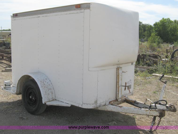 image for item A4372 1980 Fruehauf 8' cargo trailer