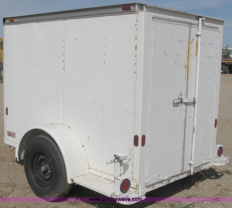image for item A4372 1980 Fruehauf 8' cargo trailer
