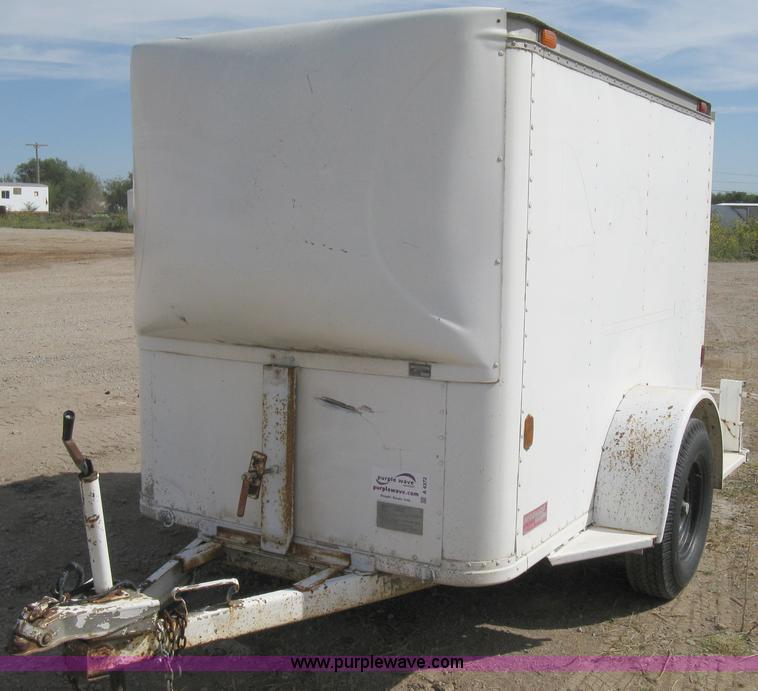 image for item A4372 1980 Fruehauf 8' cargo trailer