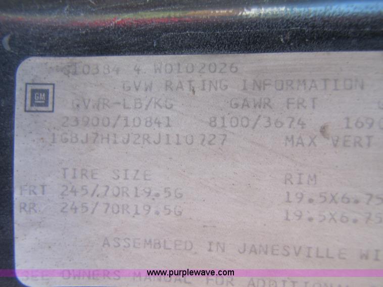 image for item A5029 1994 Chevrolet Kodiak rollback truck