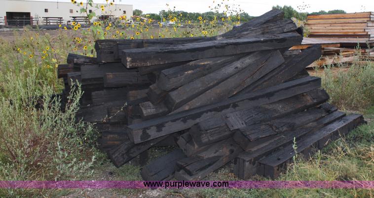 image for item B9254 (253) used railroad ties