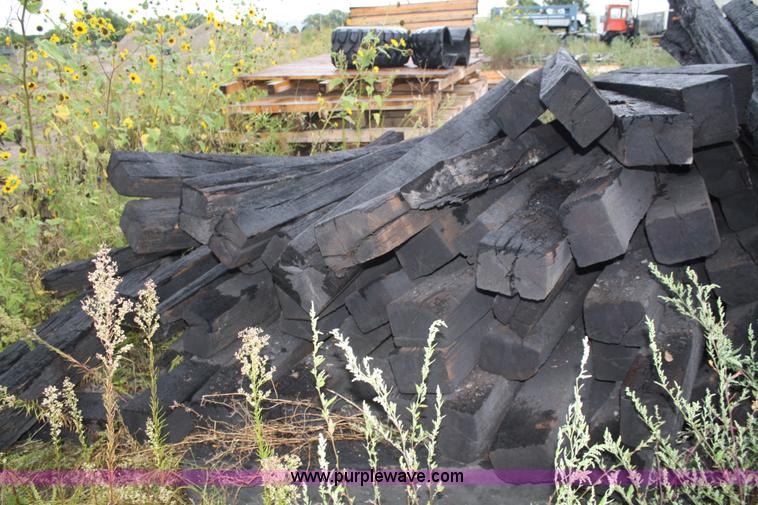 image for item B9254 (253) used railroad ties