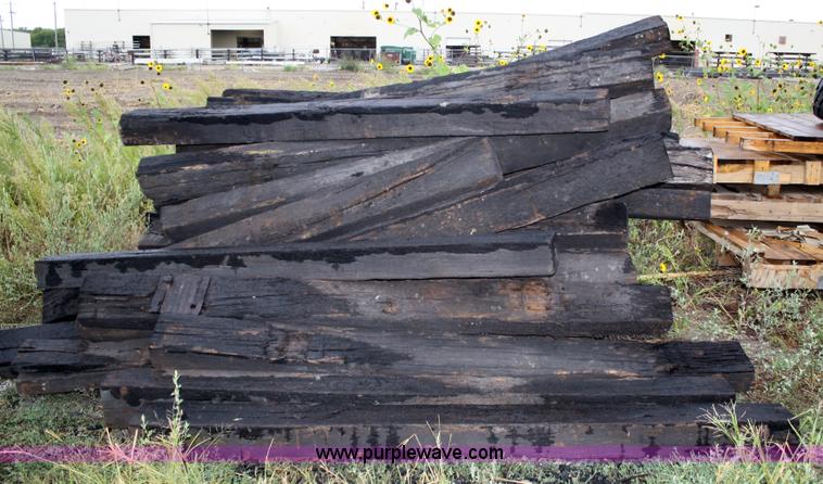 image for item B9254 (253) used railroad ties