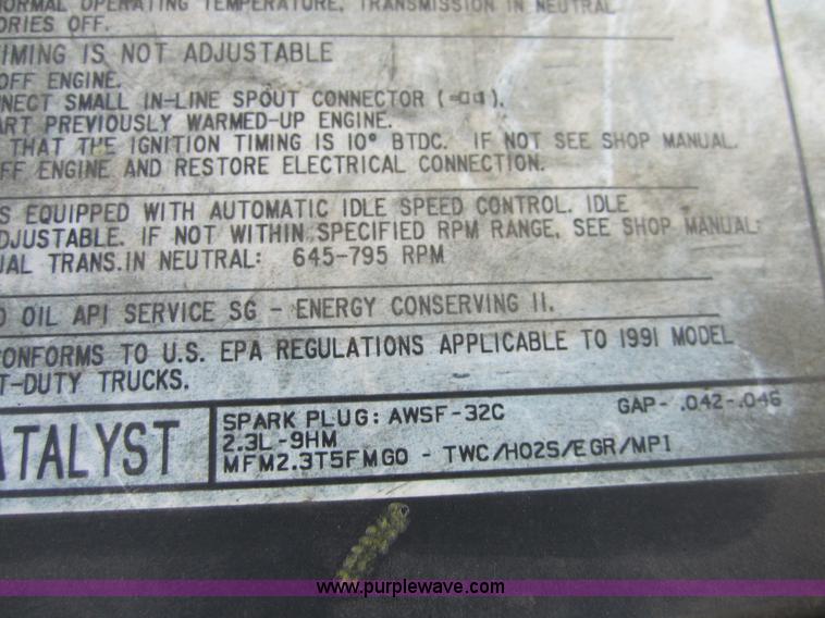 image for item C5008 1991 Ford Ranger XLT pickup truck