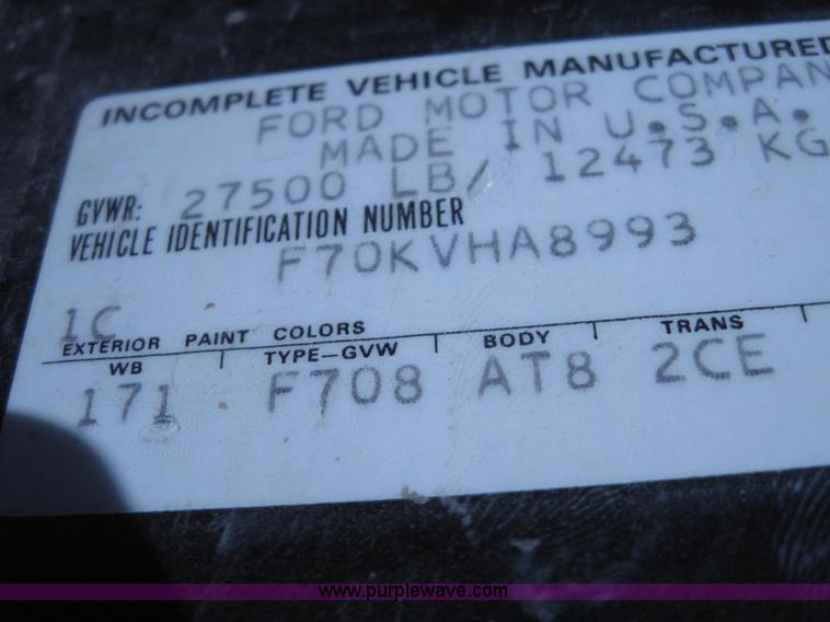 image for item A1328 1980 Ford F700 firetruck