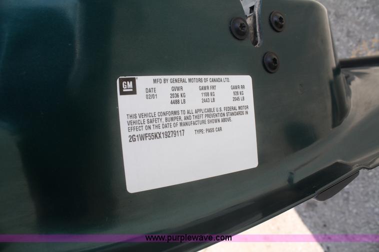 image for item A2240 2001 Chevrolet Impala