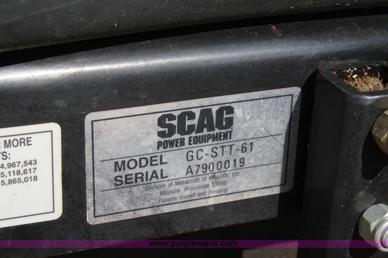 image for item A2255 Scag Turf Tiger lawn mower