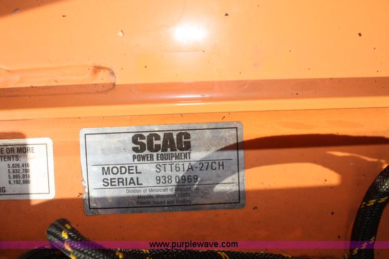 image for item A2255 Scag Turf Tiger lawn mower